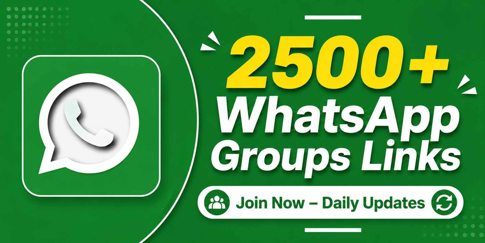 2500+ WhatsApp Groups Links 2026 | Join Now – Daily Updates